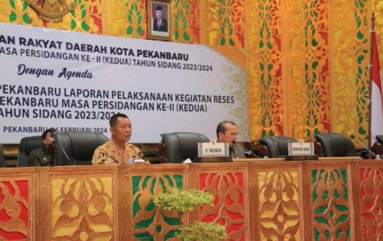 Rapat Paripurna Laporan Kegiatan Reses Masa Persidangan Ke 2  Tahun 2023-2024