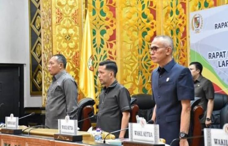 Rapat Paripurna Pandangan Umum Fraksi Terhadap LKPJ Pemerintah Kota Pekanbaru Tahun 2023