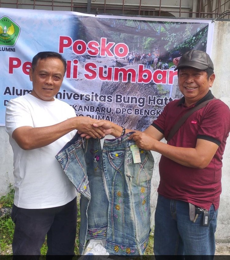 Alumni UBH Dirikan Posko Untuk Masyarakat Riau Peduli Bencana Sumbar