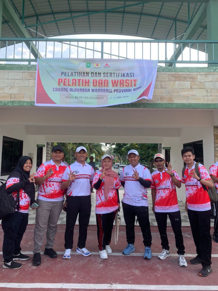 Pertama Kali Woodball Riau Adakan Pelatihan Wasit Dan Pelatih Dibawah Kepemimpinan Martias