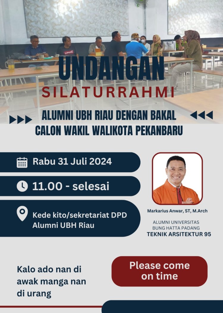 Temu Ramah Alumni UBH Riau Bersama Markarius Anwar