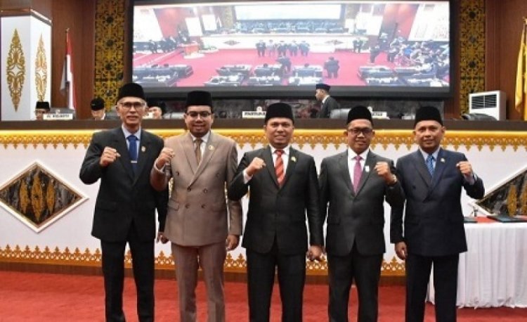 Rapat Paripurna Pelantikan Anggota DPRD Kota Pekanbaru Periode 2024-2029