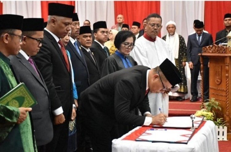Rapat Paripurna Pelantikan Anggota DPRD Kota Pekanbaru Periode 2024-2029