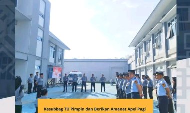 Ade Kurniawan Ingatkan Agar ASN Lapas Narkotika  II B Rumbai  Pekanbaru Harus Disiplin
