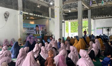 Antusias Warga Mengikuti Acara Majelis Taklim Gabungan se Desa Baru Siak Hulu di Masjid Al-Amin Desa Baru