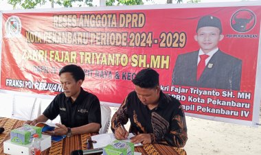 Reses DRPD Pekanbaru Zakri Fajar Triyanto 2024-2029