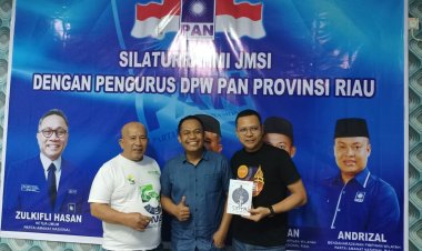 JMSI Bersinergi Dengan PAN Riau Untuk Perusahaan Pers Bermarwah