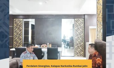 Kalapas Narkoba Rumbai Jalin Silaturahmi Dengan BNN Riau