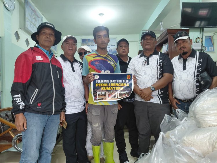 Pekanbaru Enjoy Golf Club Salurkan Bantuan Peduli Bencana Sumatera