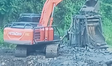 Walinagari Batu Manjulur April Muhammad Mengaku Tambang Emas Izin Polresta Sijunjung