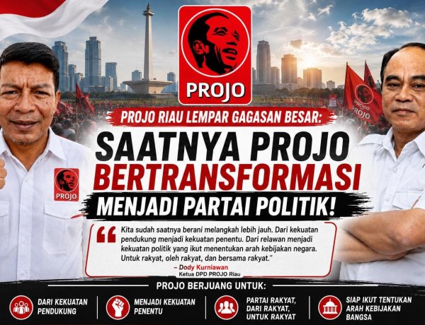 Waww, Projo Riau Usulkan Projo Jadi Partai Politik
